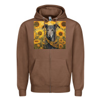Chestnut greyhound Zipper Hoodie - Unal Design