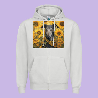 Zipper Hoodie greyhound