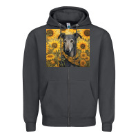 Smoke greyhound Zipper Hoodie - Unal Design