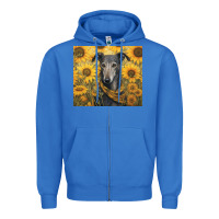 True Royal greyhound Zipper Hoodie - Unal Design
