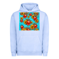 Pigment Grape Ice Western Sunflowers Ladybug Urban Hoodie - LillyAllenDesigns
