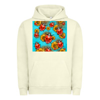 Pigment Pistachio Western Sunflowers Ladybug Urban Hoodie - LillyAllenDesigns