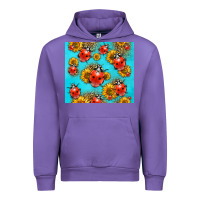 Tulip Western Sunflowers Ladybug Urban Hoodie - LillyAllenDesigns