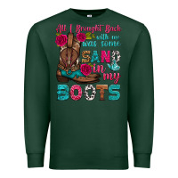 Sports Green all i brought back with me was some sand in my boots Premium Sweatshirt - HRA Design Shop