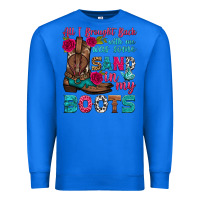 True Royal all i brought back with me was some sand in my boots Premium Sweatshirt - HRA Design Shop