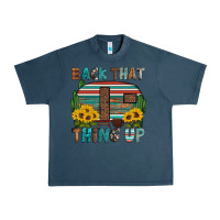 Midnight Navy back that thing up Urban Heavy Tee - Artiststas