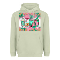 Matcha nurse coffee cups Heavyweight Hoodie - Zillion Design Studio