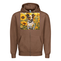 Chestnut jack russel terrier Zipper Hoodie - Unal Design
