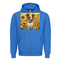 True Royal jack russel terrier Zipper Hoodie - Unal Design