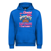 Cobalt As A Gemini Girl I Was Born With My Heart On My Sleeve And A Mouth Urban Hoodie - Jasminsmagicworld