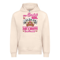 Sandshell As A Gemini Girl I Was Born With My Heart On My Sleeve And A Mouth Urban Hoodie - Jasminsmagicworld
