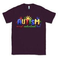 Plum autism accept understand love Classic Tee - MaliasSmallBusiness