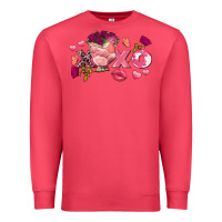 Cardinal chicken valentine's day xoxo Premium Sweatshirt - FaDigitalArtStudio