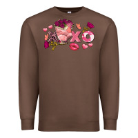Chestnut chicken valentine's day xoxo Premium Sweatshirt - FaDigitalArtStudio