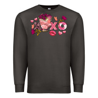 Smoke chicken valentine's day xoxo Premium Sweatshirt - FaDigitalArtStudio