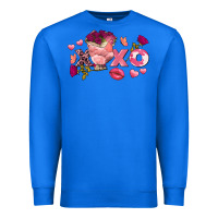 True Royal chicken valentine's day xoxo Premium Sweatshirt - FaDigitalArtStudio