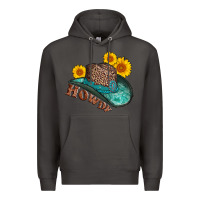 Smoke howdy leopard tooled leather hat Premium Hoodie - AdoDesignShop