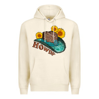 Tofu howdy leopard tooled leather hat Premium Hoodie - AdoDesignShop