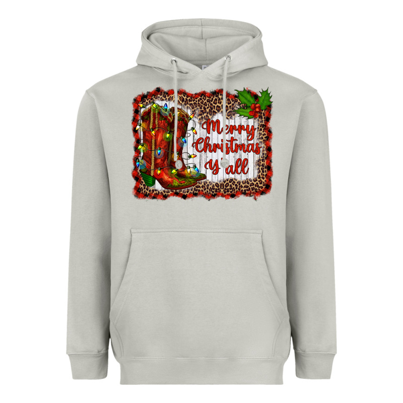 Merry Christmas Yall Heavyweight Hoodie by RanaPortraitStore | Teevron