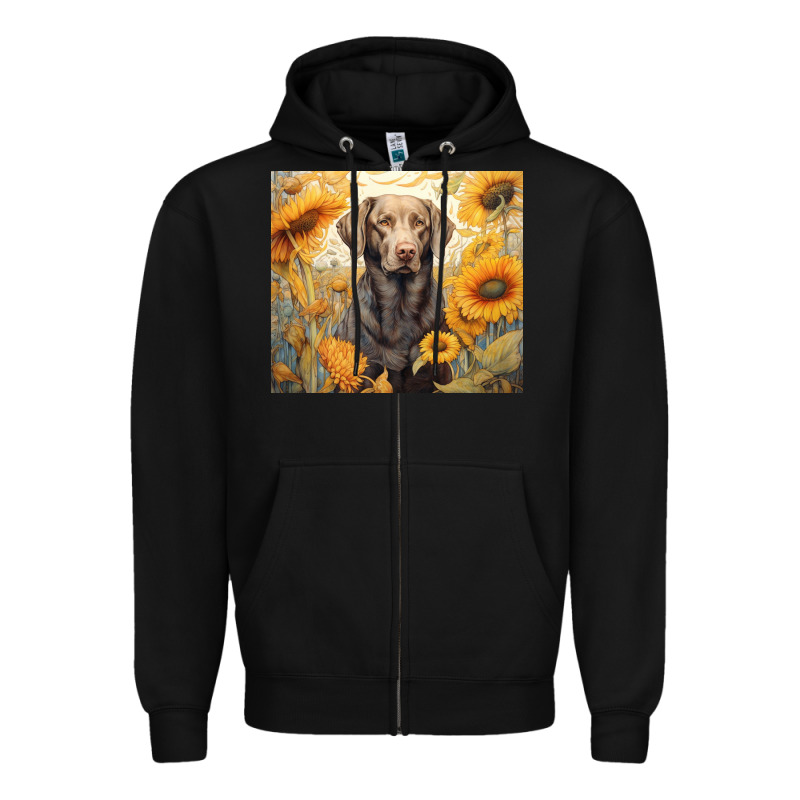 Labrador Retriever Zipper Hoodie by Unal Design | Teevron