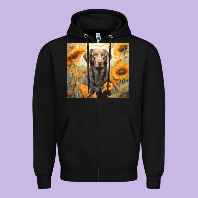 Zipper Hoodie labrador retriever