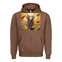 Chestnut labrador retriever Zipper Hoodie - Unal Design