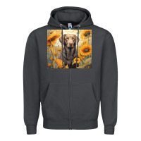 Smoke labrador retriever Zipper Hoodie - Unal Design