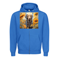 True Royal labrador retriever Zipper Hoodie - Unal Design