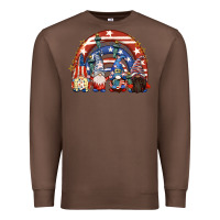 Chestnut 4th of July rainbow with gnomes Premium Sweatshirt - CowGirlArtShop