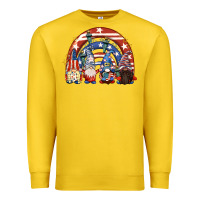 Lemon 4th of July rainbow with gnomes Premium Sweatshirt - CowGirlArtShop