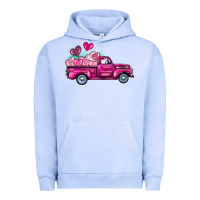Pigment Grape Ice valentine's day pink truck Urban Hoodie - BarkalooDesign