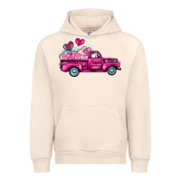 Sandshell valentine's day pink truck Urban Hoodie - BarkalooDesign
