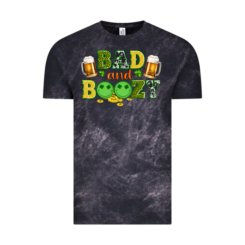 Bad And Boozy Wıth Beer And Coins Vintage Tee by Artiststas | Teevron