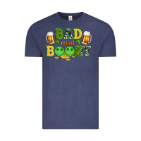 Vintage Denim bad and boozy wıth beer and coins Vintage Tee - Artiststas