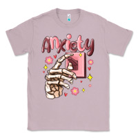 Lilac anxiety skeleton hand Classic Tee - MaliasSmallBusiness