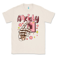 Natural anxiety skeleton hand Classic Tee - MaliasSmallBusiness