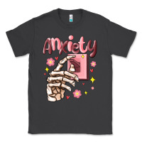 Smoke anxiety skeleton hand Classic Tee - MaliasSmallBusiness