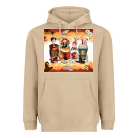 Mushroom harry coffee cups Heavyweight Hoodie - Zillion Design Studio