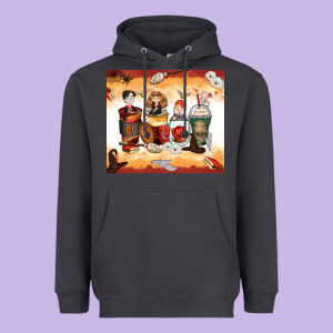 Harry Coffee Cups Heavyweight Hoodie Designed By Zillion Design Studio