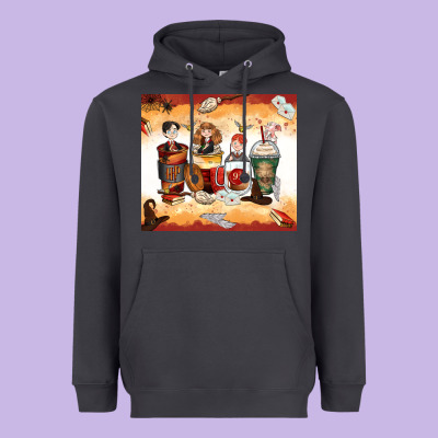 Harry Coffee Cups Heavyweight Hoodie Designed By Zillion Design Studio