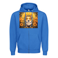 True Royal pembroke welsh corgi Zipper Hoodie - Unal Design