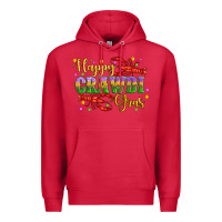 Cardinal happy crawdi gras with crawfish Premium Hoodie - Artiststas