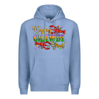 Colony Blue happy crawdi gras with crawfish Premium Hoodie - Artiststas