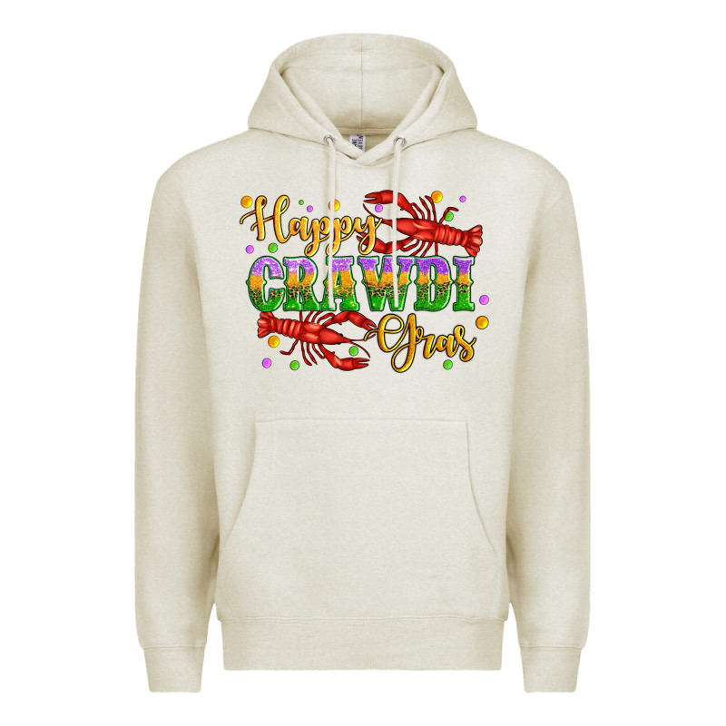 Happy Crawdi Gras With Crawfish Premium Hoodie by Artiststas | Teevron