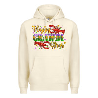 Sandshell happy crawdi gras with crawfish Premium Hoodie - Artiststas