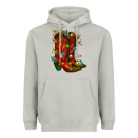 Moon Dust christmas western boots with lights Heavyweight Hoodie - RanaPortraitStore