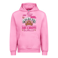 Fuchsia Pink As A Leo Girl I Was Born With My Heart On My Sleeve And A Mouth Urban Hoodie - Jasminsmagicworld