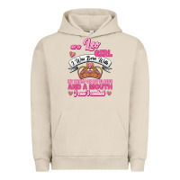 Pigment French Oak As A Leo Girl I Was Born With My Heart On My Sleeve And A Mouth Urban Hoodie - Jasminsmagicworld