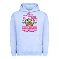 Pigment Grape Ice As A Leo Girl I Was Born With My Heart On My Sleeve And A Mouth Urban Hoodie - Jasminsmagicworld