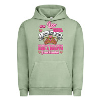Pigment Oil Green As A Leo Girl I Was Born With My Heart On My Sleeve And A Mouth Urban Hoodie - Jasminsmagicworld